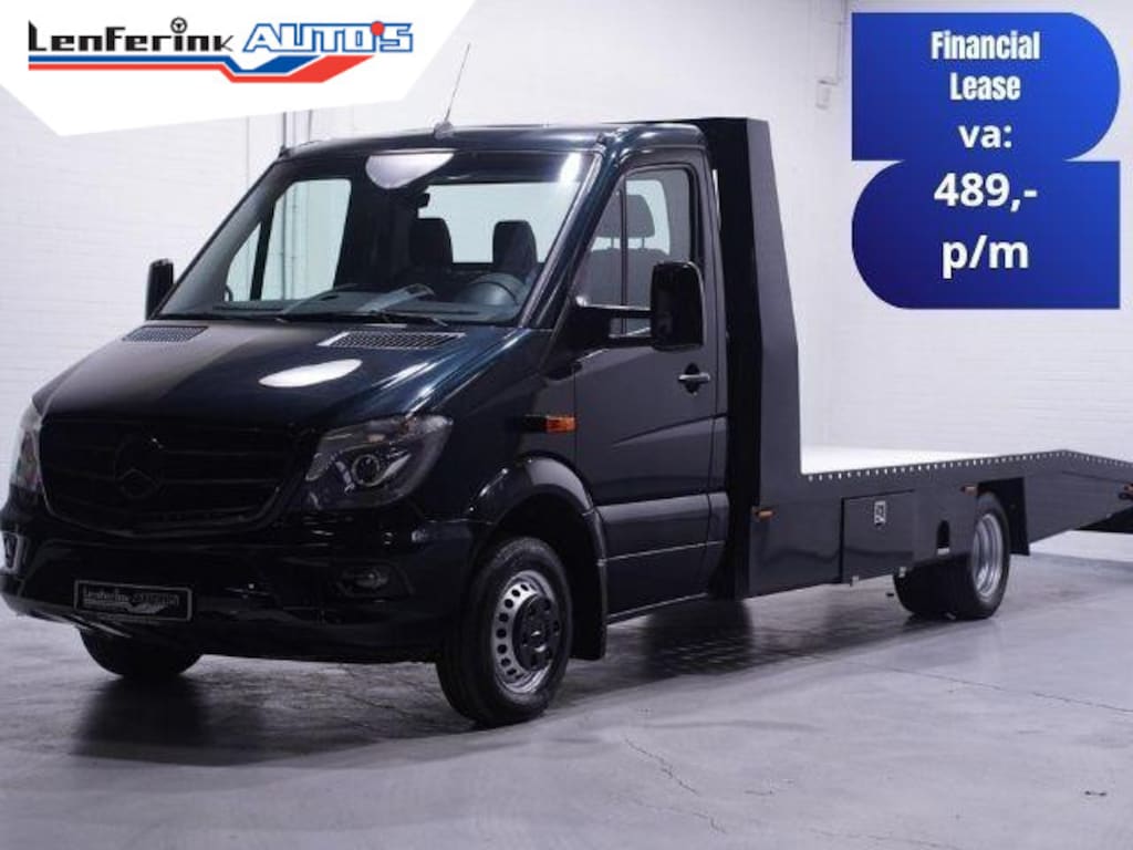 Mercedes-Benz Sprinter 519 CDI V6 190 pk Aut. Autotransporter Airco Trekhaak 3.500 kg, Xenon, Cruise Control, 3-Zits