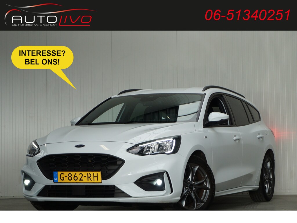 Ford Focus Wagon 1.5 EcoBoost ST Line Business 180 PK! H.UP CAMERA LEER AD. CRUISE ST. VERW. APPLE etc etc.