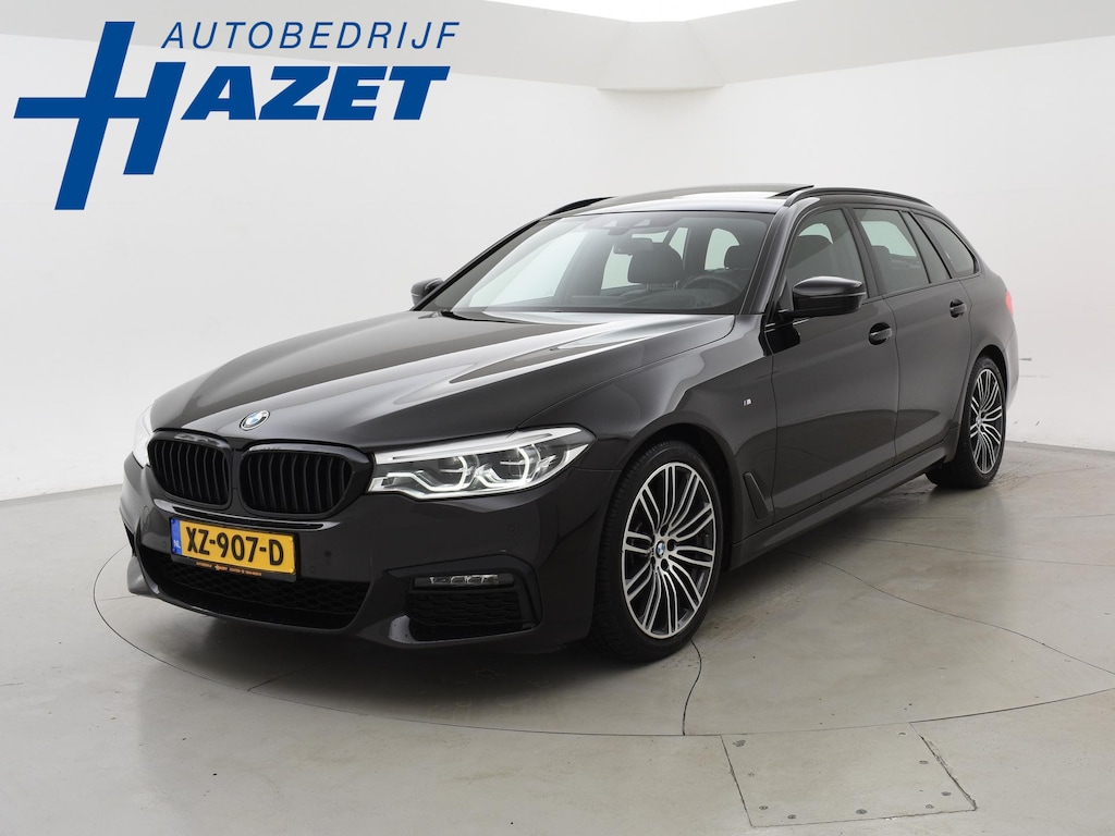 BMW 5-Serie Touring 520i 184 PK M-SPORT H.E. AUT. *ALMANDINBRAUN* + PANORAMA | NAPPA LEDER | HEAD-UP | 19 INCH