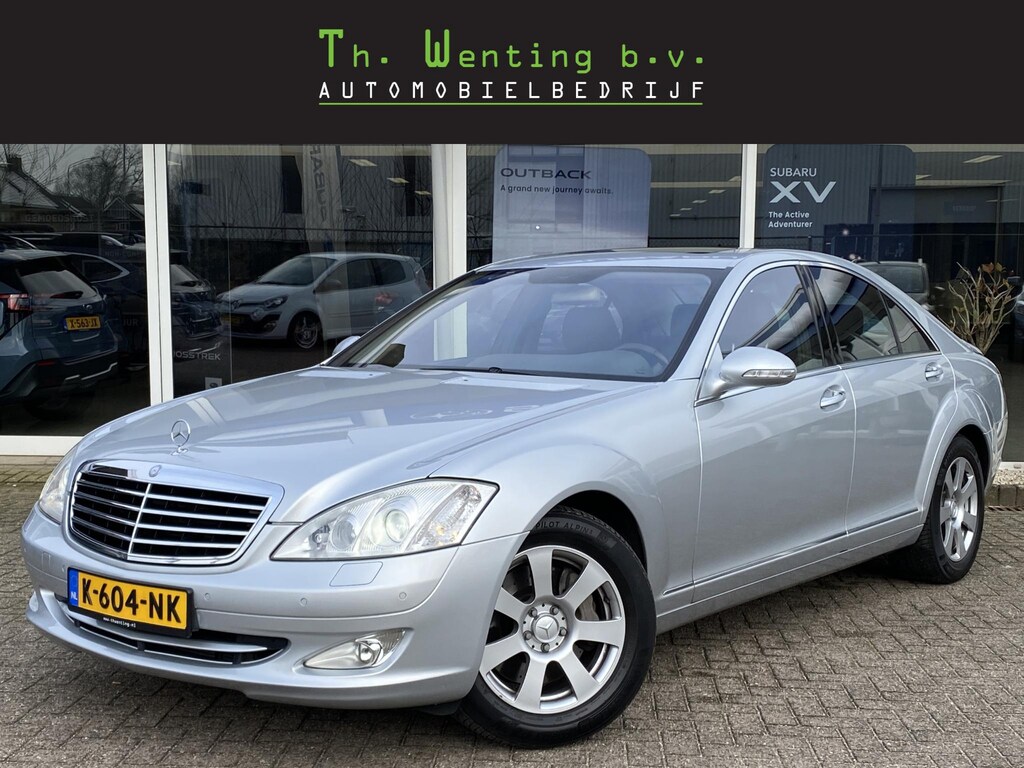 Mercedes-Benz S-klasse 500 | Stoelventilatie | Stoelgeheugen | Luchtvering | Schuif/kanteldak | Softclose | Xenon |