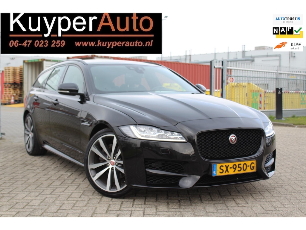 Jaguar XF Sportbrake 2.0d Portfolio automaat 180 PK NAP leder camera pano dealer onderhouden