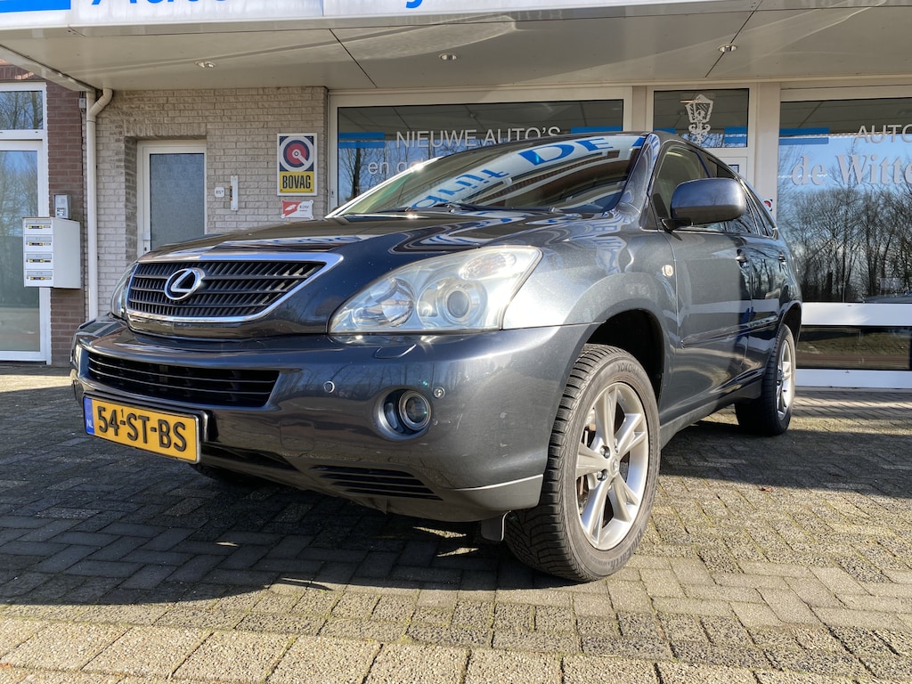 Lexus RX 400h Executive LEXUS DEALER ONDERHOUDEN  Navigatie/Achteruitrijcamera/Schuifdak/Parkeersrensoren/Lederen bekleding/Stoelverwarming/Xenonverlichting/Cruisecontrole/Elektrisch verstelbare stoelen met Memory/A