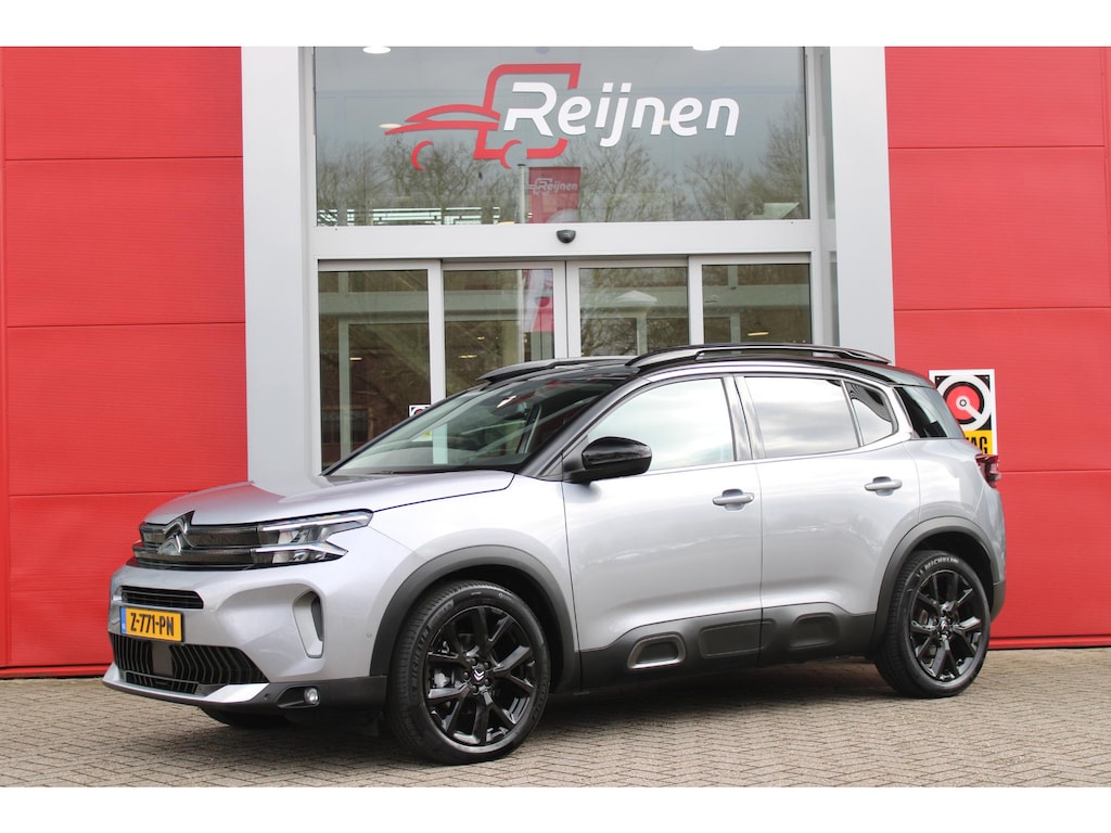 Citroën C5 Aircross 1.2 145PK AUTOMAAT Hybrid ë-SERIES | ELEKTRISCH BEDIENBARE BESTUURDERSSTOEL | APPLE CARPLAY/ANDROID AUTO | NAVIGATIE | FULL LED KOPLAMPEN | CLIMATE CONTROL | DAB+ RADIO | 19" LICHTMETALEN VELGEN | KEYLESS ENTRY/START | DODEHOEK DETECTIE | ADAPTIVE CRUISE CONTROL | STOEL VERWARMING | ACHTERUITRIJ CAMERA | PARKEERSENSOREN VOOR EN ACHTER |