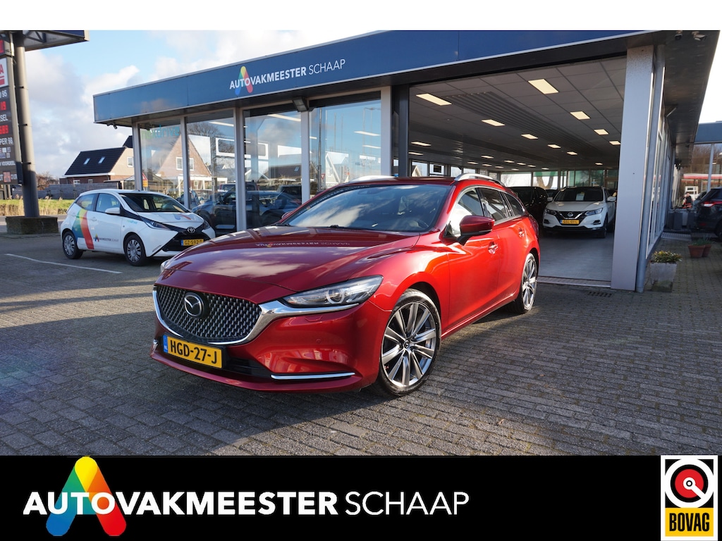 Mazda 6 Sportbreak 2.5 SkyActiv-G 194 ,98dkm , Automaat , Incl 12 mnd bovag garantie.