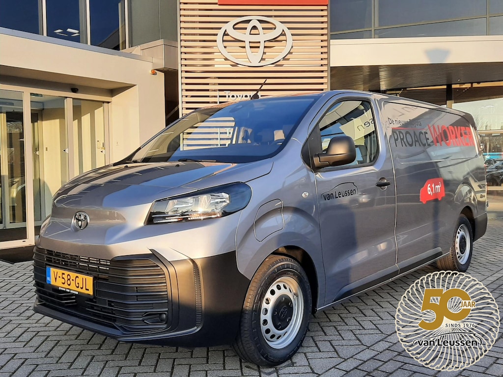 Toyota ProAce Worker Long CHALLENGER ELECTR EXTRA RANGE LONG 75KWH PARK-SENSOREN APPLE/ANDROID BLUETOOTH AD-CRUISE AIRCO