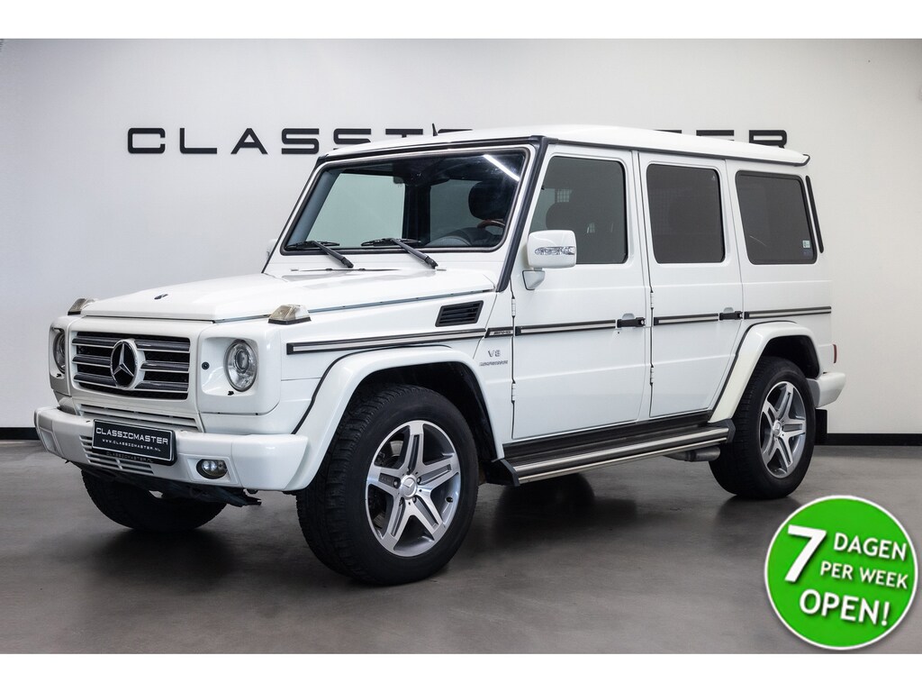 Mercedes-Benz G-klasse AMG 55 Kompressor Lang Btw auto, Fiscale waarde € 22.000,- (€ 57.809,92 Ex B.T.W) DEALER AUTO YOUNGTIMER !