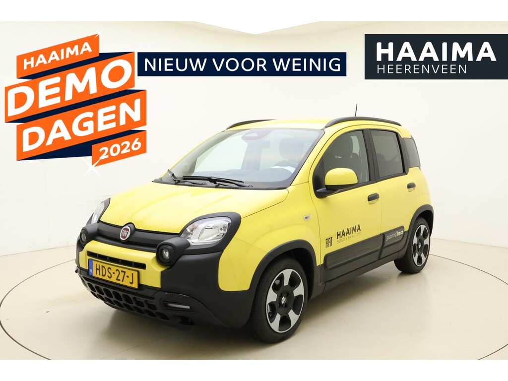 Fiat Panda 1.0 Hybrid Pandina Cross | DEMO | Airco | Apple Carplay/Android Auto | Bluetooth | Cruise control | DAB+ | Lichtmetalen velgen | Parkeersensoren | Hoge zit