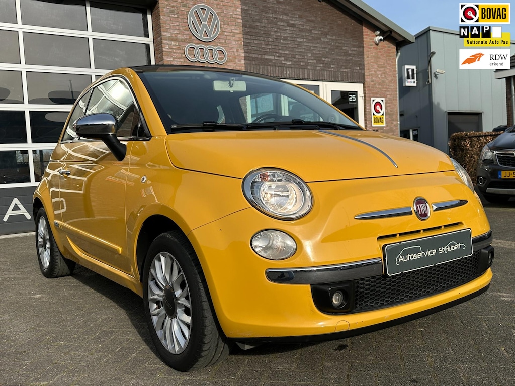 Fiat 500C 1.2 Popstar. Cabrio. Airco. PDC. 2de eig.