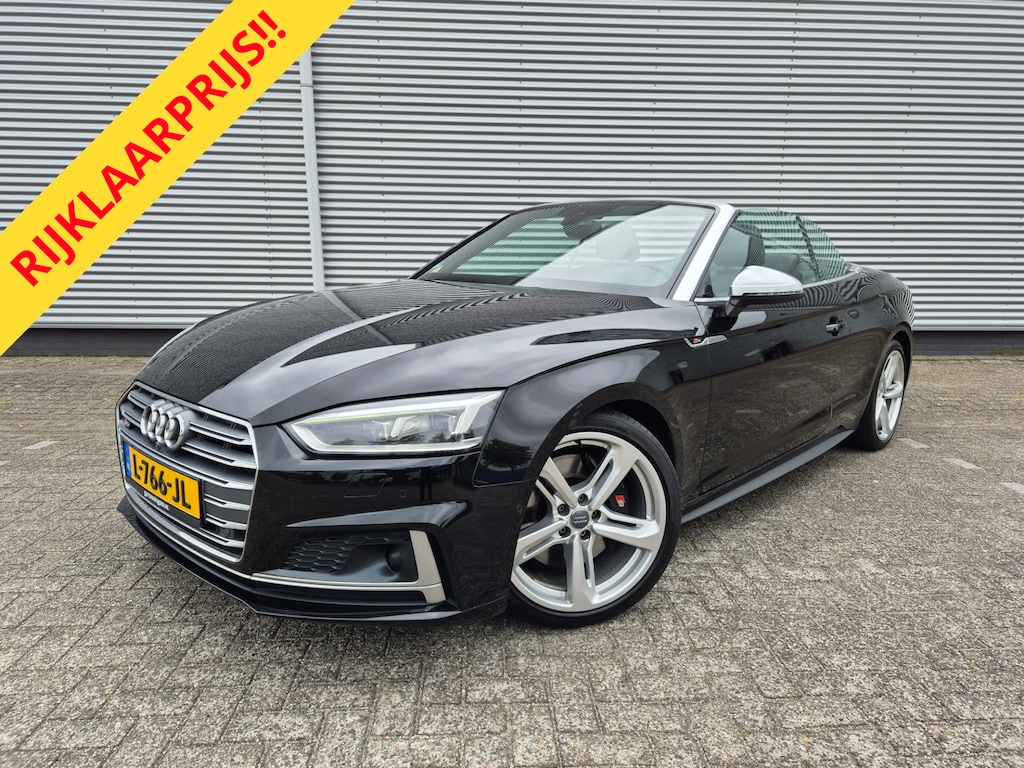 Audi A5 Cabriolet 3.0 TFSI S5 quattro Virtueel ,B&O,Alarm kl.5, airco,cruise,navigatie,360 camera,stoelverwarming,parkcontrol,