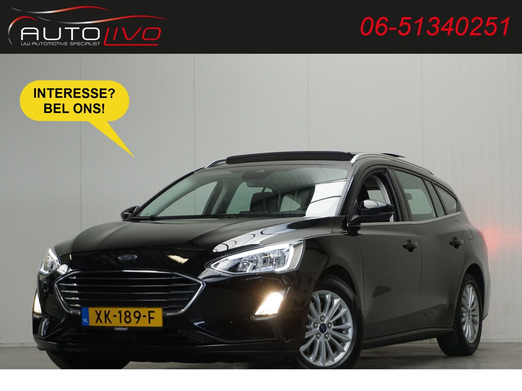 Ford Focus Wagon 1.5 EcoBlue Titanium Business PANO B & O CLIMA PDC CRUISE KEYLESS TREKHAAK etc.
