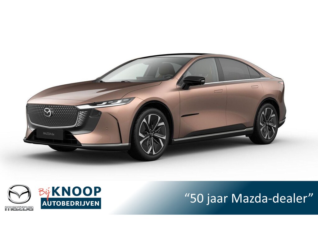 Mazda 6e Takumi 68.8 kWh 258 PK RWD Business Edition | Beige leder |+ Gratis TREKHAAK - € 6.565,- VOORDEEL