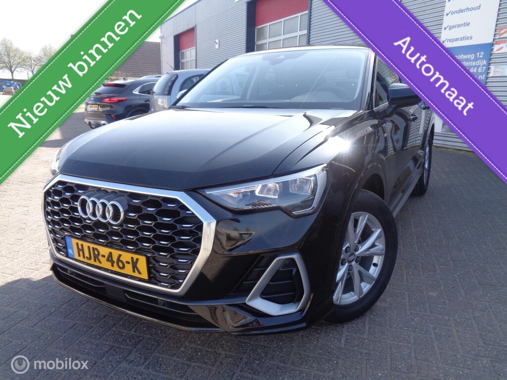 Audi Q3 Sportback 35 TFSI 150pk MHEV S tronic /S-LINE/AUTOMAAT/Ecc/Stoelverw/PDC/Apple Carplay/Lm velgen/1st eig/Nieuwstaat