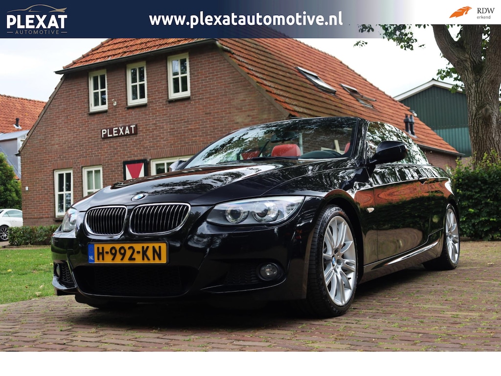 BMW 3-Serie Cabrio 325i Exclusive HANDGESCHAKELD | M-Pakket | Historie | Korall-rot Interieur | UNIEK | Facelift | Prof. Navi |