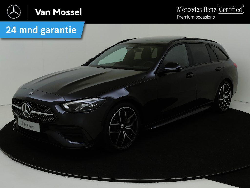 Mercedes-Benz C-klasse Estate 180 Star Edition / Stoelverwarming / Achteruitrijcamera / Panorama-schuifdak / Night-Pakket / Memory-Stoelen /