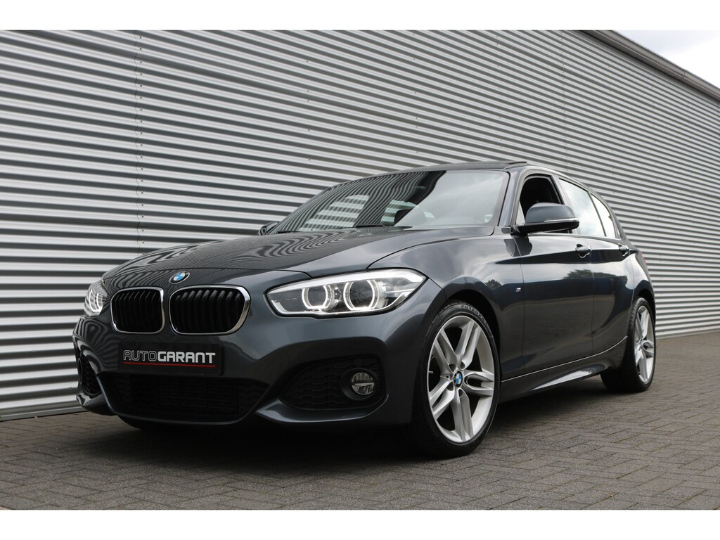 BMW 1-Serie 118i M-Sportpakket Aut (94.384Km Orig NL Auto! NAP! Schuif/Kanteldak Sportleder Navi/Prof Full-Led Keyless 18InchLMV)