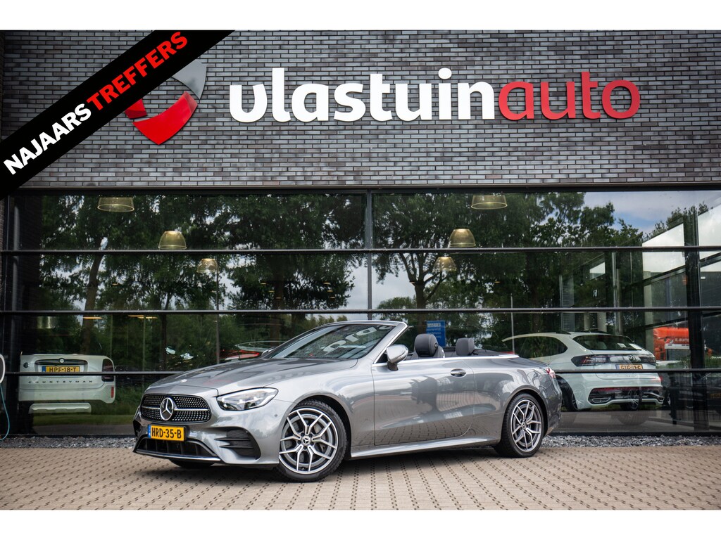 Mercedes-Benz E-klasse Cabrio 200 AMG Line , Sfeerverlichting, Stoel/nekverwarming, Leer, Camera