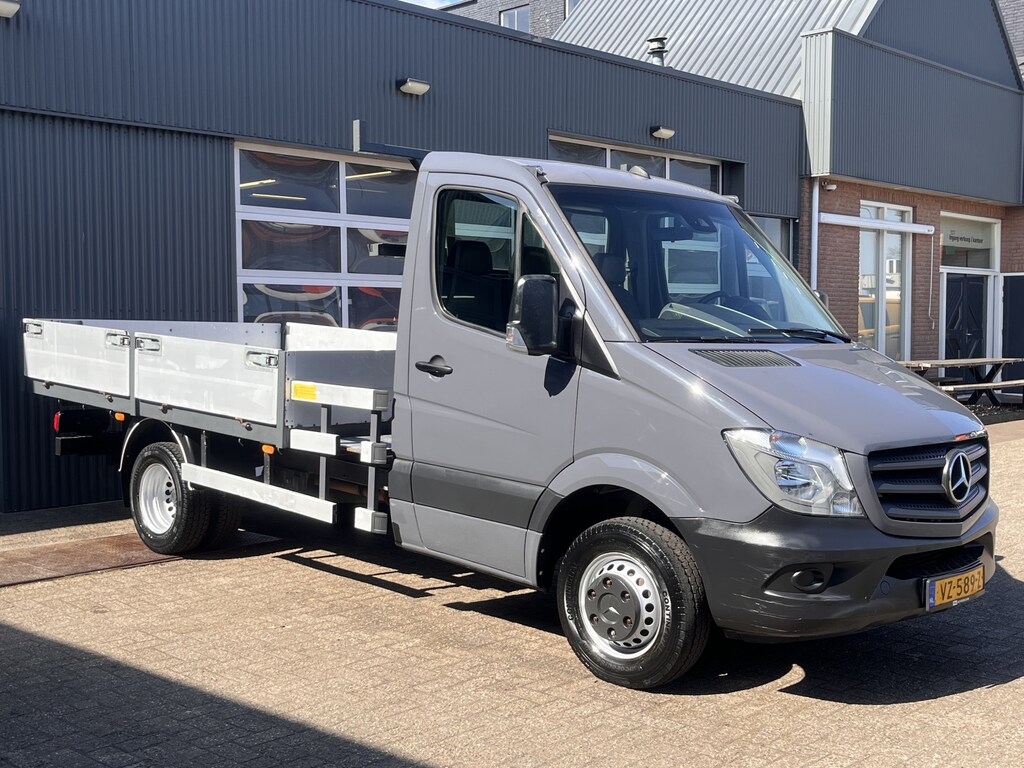 Mercedes-Benz Sprinter 513 2.2 366 Pick-up Open laadbak Airco Trekhaak 3500kg trekgewicht 3-Persoons 1e eigenaar ex Overheid Openlaadbak Bakwagen P-up Pick-up Euro 6 Bpm vrij voor particulier gebruik!!