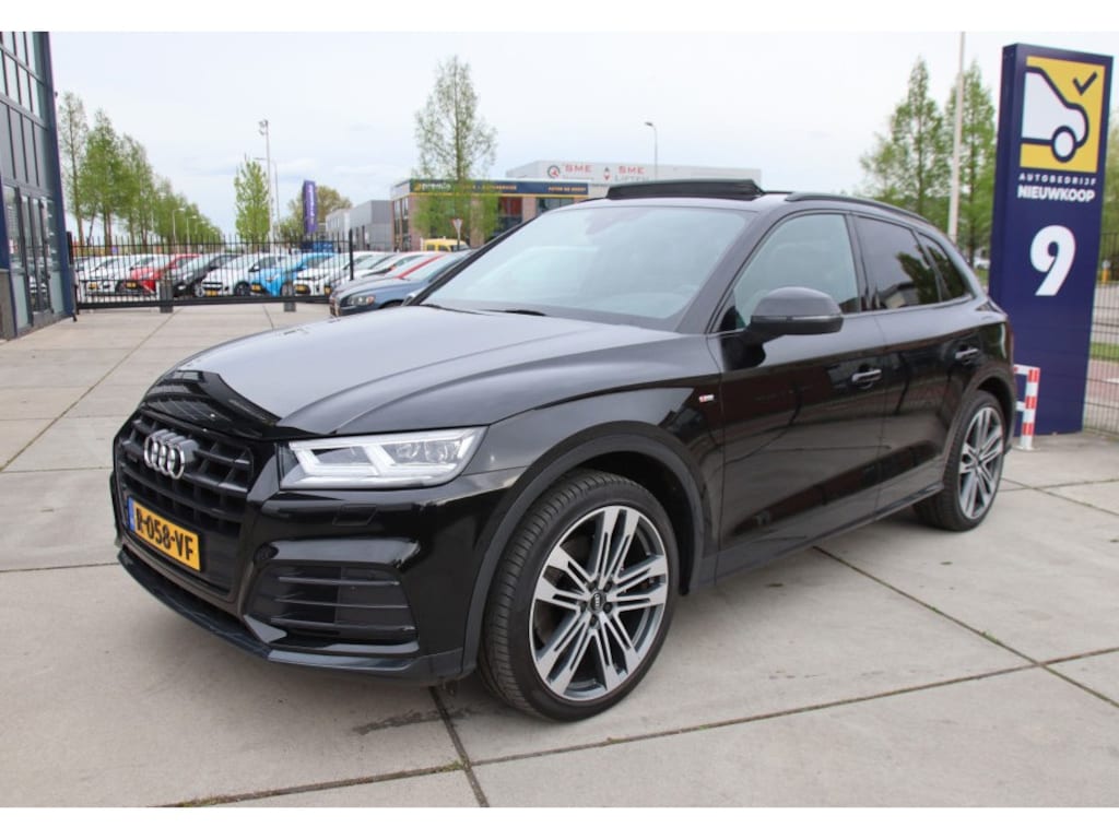 Audi Q5 50 TFSIe Quattro 3x S-Line Pano, HUD, Luchtvering, trekhaak, Matrix! Zomeractie!!!