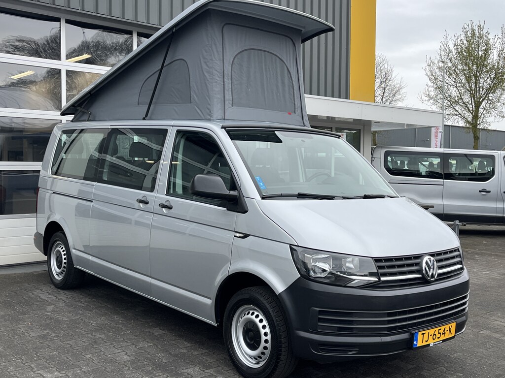 Volkswagen Transporter Kombi 9-persoons 2.0 TDI L2H1 Buscamper Zelfbouw camper camproof slaaphefdak airco 2-2-2-3 opstelling