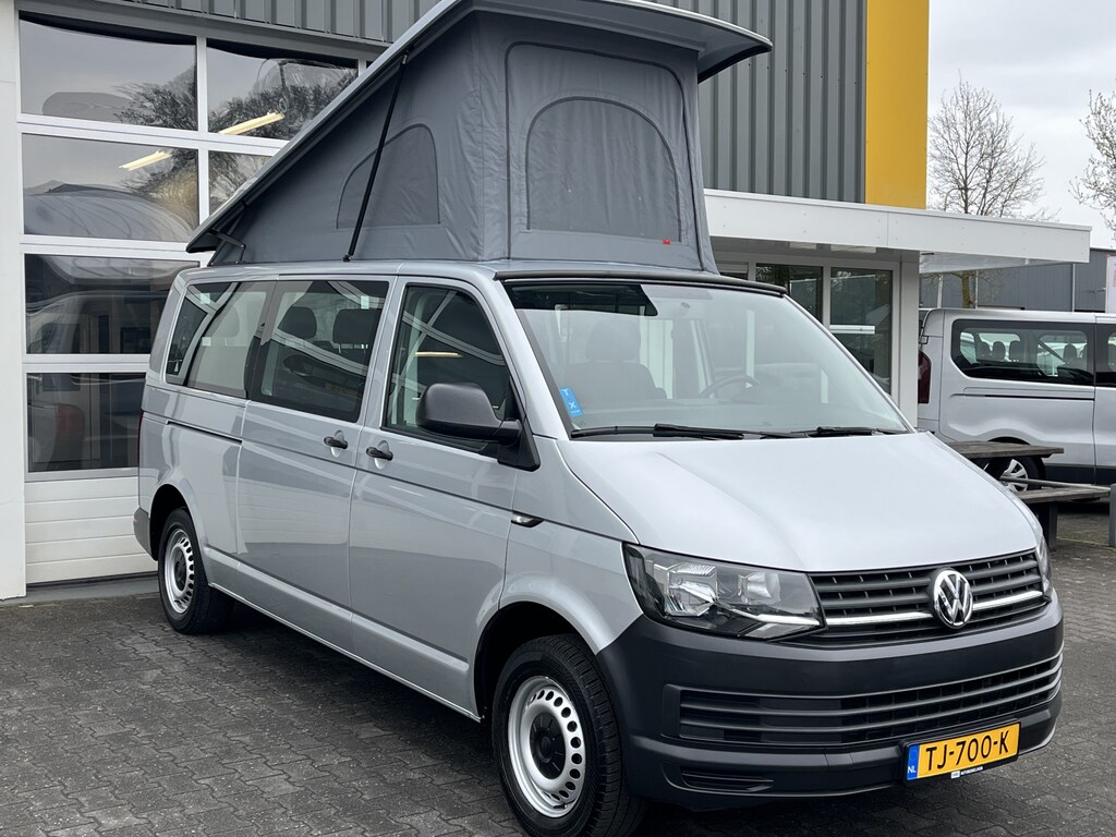 Volkswagen Transporter Kombi Camper 2.0 TDI L2H1 9persoons Zelfbouw camper incl. "camproof slaaphefdak" airco 2-2-2-3 opstelling Bus camper Camper