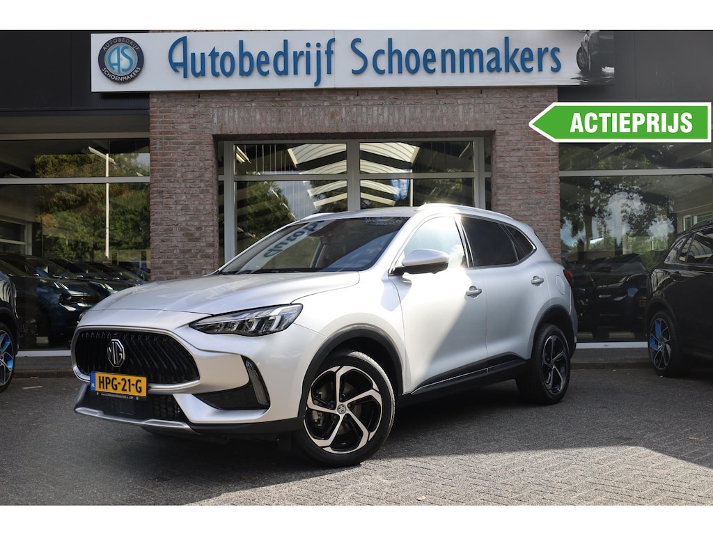 MG EHS 1.5 TGDI Luxury PHEV Plug-in LEER PANO 360-CAMERA DAB CARPLAY NAVI STOELVERWARMING SFEERVERLICHTING ACC 18"LMV 2xKEYLESS ELEK.ACHTERKLEP 2xPDC ENZ!