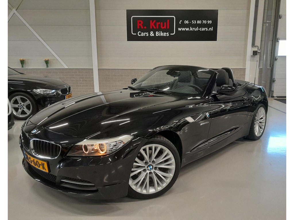 BMW Z4 Roadster sDrive 20i Executive Leer Sportstoelen Airco Cruise Control 18 inch Sportvelgen Stoelverwarming Aluminium inleg Windscherm Boekjes aanwezig Zeer nette staat