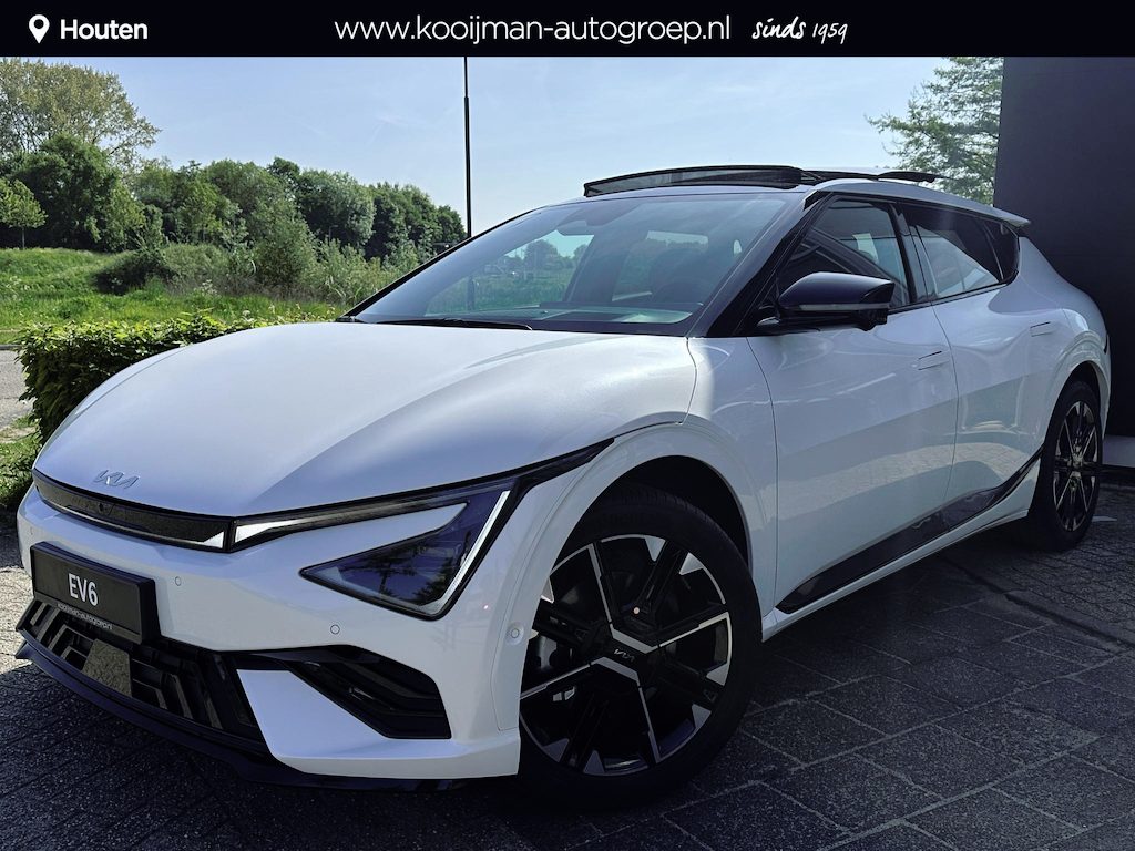Kia EV6 GT-Line Zeer complete Auto, Demo Korting!, Eerste Eigenaar, Schuif/Kanteldak , Lederen bekleding, Enz...
