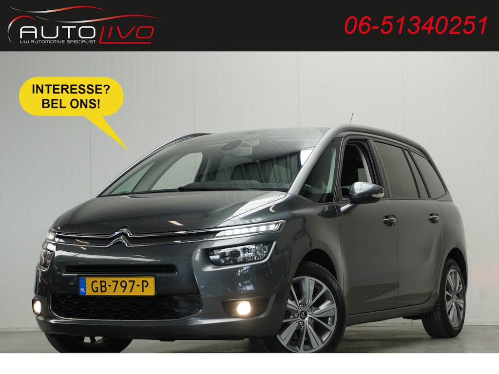 Citroën C4 Grand Picasso 1.6 e-THP Intensive AUTOMAAT! 165 PK! MASSAGE NAVI CLIMA PDC CRUISE CAMERA TREKHAAK etc.