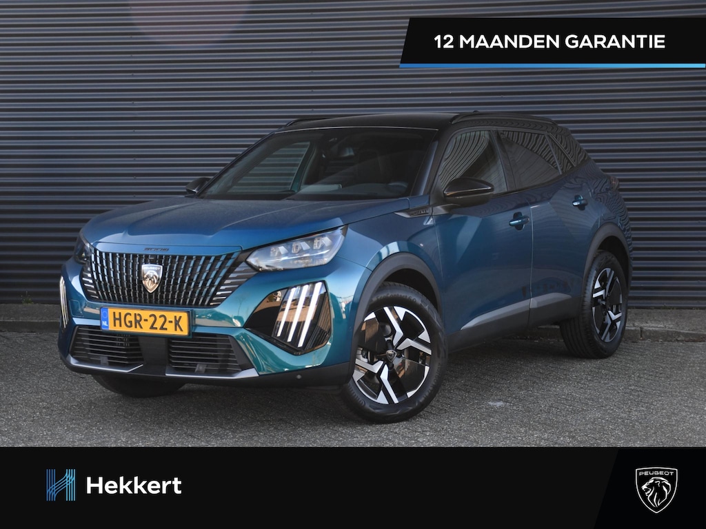 Peugeot 2008 GT 1.2 Hybrid 136pk Automaat PDC + CAM. VOOR | DAB | NAVI | MASSAGE | ALCANTARA | STOELVERWARMING