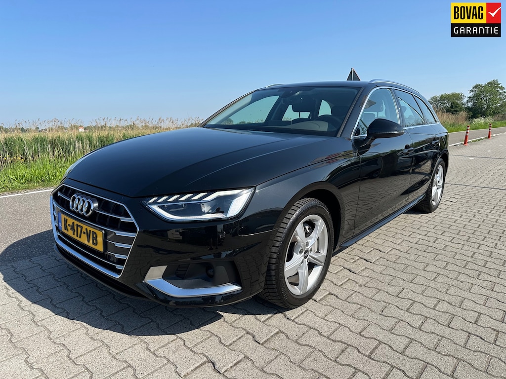 Audi A4 Avant 40 TFSI Business Edition, Trekhaak, Carplay, Virtual Cockpit, Elektrische achterklep, Sportstoelen, Cruisecontrol