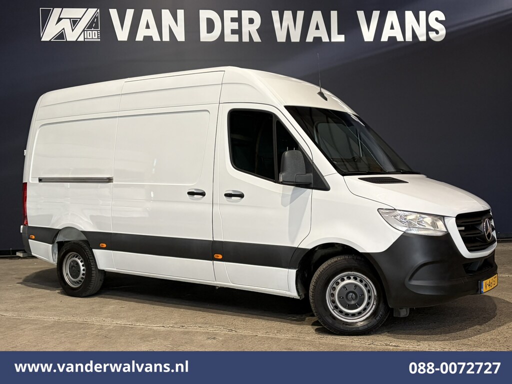 Mercedes-Benz Sprinter 316 CDI 163 pk L2H2 Euro6 Airco | 2800kg Trekhaak | Camera | Apple Carplay | Parkeersensoren inklapbare spiegels, standkachel, cruisecontrol, MBUX, Android auto