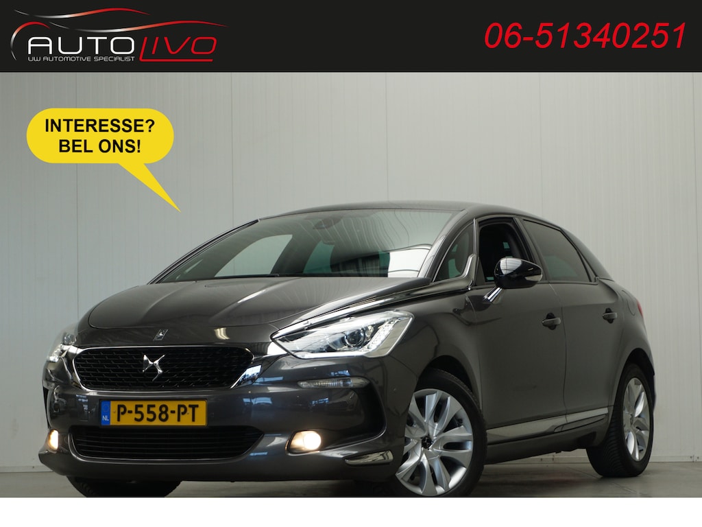 DS 5 1.6 THP Chic AUTOMAAT! 165 PK! PANO H. LEER NAVI CLIMA PDC CAMERA etc.