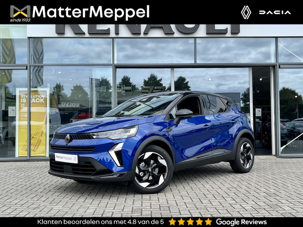 Renault Captur 1.3 TCe 160 EDC Techno | Automaat | Navigatie | Groot Scherm | Camera + Sensoren | Adaptieve Cruise | Climate Control | Apple CarPlay/Android Auto