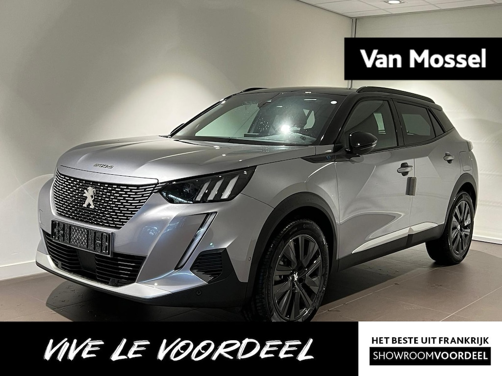 Peugeot e-2008 EV GT 50 kWh Climate Control | Elek. Verstelbare Stoelen + Geheugen & Verwarming | Full Map Navigatie | Apple Carplay / Android Auto | Camera | Parkeersensoren | Bekleding Half Leder / Alcantara