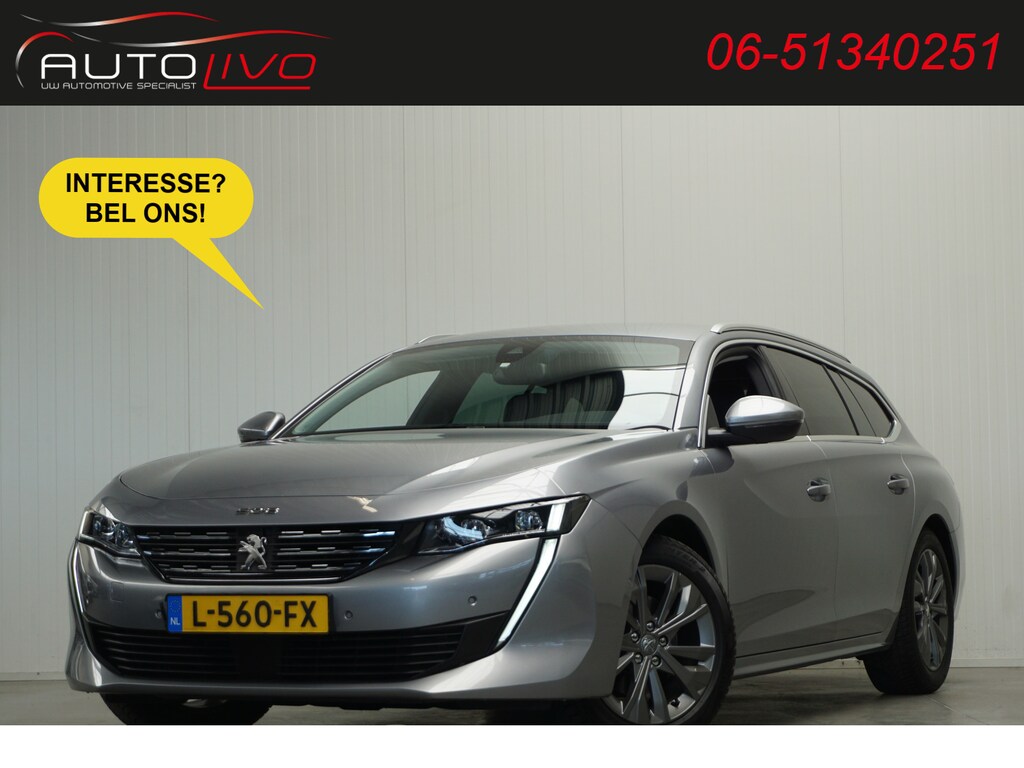 Peugeot 508 SW 1.2 PureTech Blue Lease Allure AUTOMAAT! G. NAVI CLIMA LED CAMERA PDC CRUISE TREKHAAK etc.