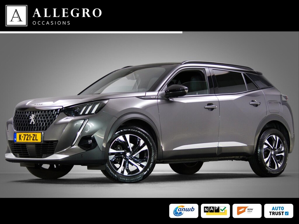 Peugeot 2008 1.2 PureTech GT (SFEERVERLICHTING, APPLE CARPLAY/ANDROID AUTO, ACHTERUITRIJCAMERA, NAVIGATIESYSTEEM, CRUISE CONTROL)