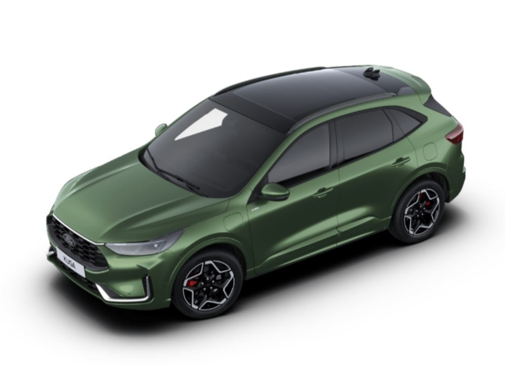 Ford Kuga ST-Line X | 19 inch lichtmetalen velgen - 15-spaaks - hoogglans Ebony Black | Elektrisch wegklapbare trekhaak | Panoramadak (elektrisch te openen