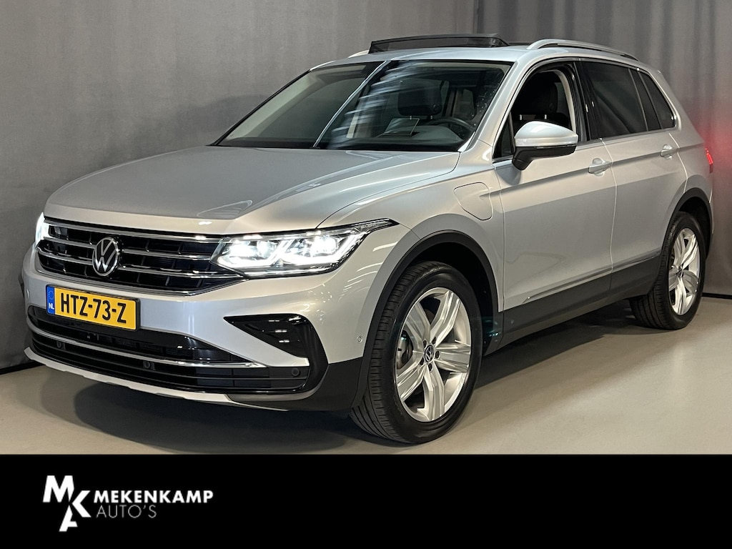 Volkswagen Tiguan 1.4 TSI eHybrid Elegance 19"/Panoramadak/Trekhaak/IQ Lights/Dodehoek/Camera/Adaptieve cruise/Elektrische klep/Stoel + stuurverwarming
