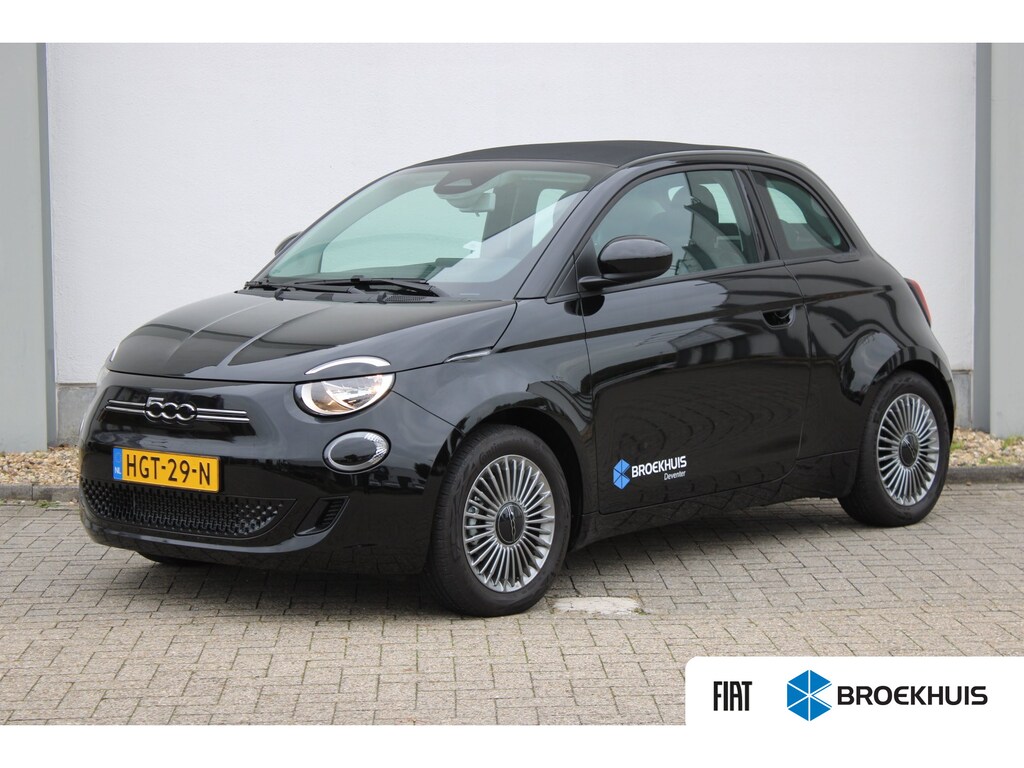 Fiat 500C 500e / Cabrio/elektrisch Icon 24 kWh / Cabrio / Navigatie / Voorstoelen Verwarmd / Bluetooth / Cruise Control /