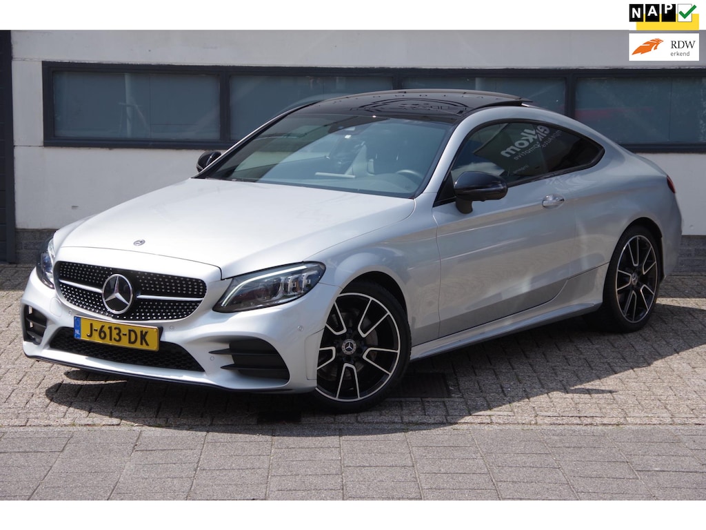 Mercedes-Benz C-klasse Coupé 180 Premium Plus Pack 1e eigenaar/ Dealer onderhouden/ Pano/leder/Bomvol!