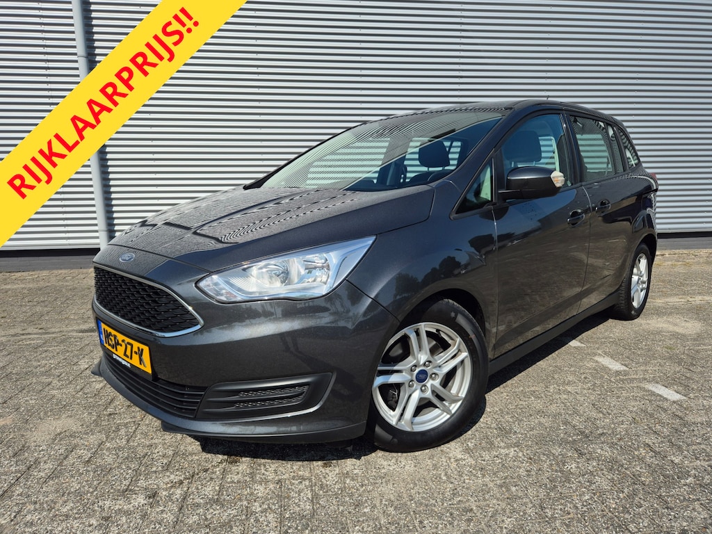 Ford Grand C-Max 1.0 Ambiente Airco,cruise,stoelverwarming,voorraam/stuurverwarming,parkeersensoren achter,