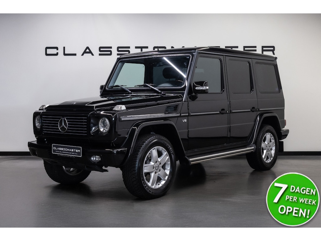 Mercedes-Benz G-klasse 500 Lang Btw auto, Fiscale waarde € 22.000,- (€ 57.809.92 Ex B.T.W) DEALER AUTO YOUNGTIMER !