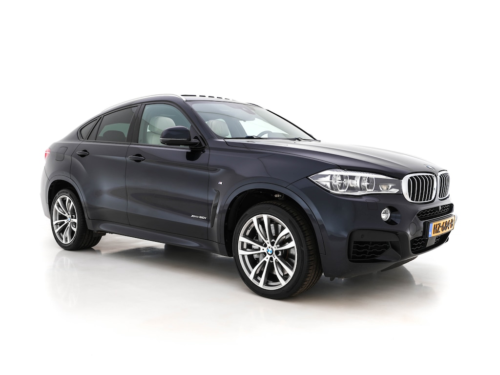 BMW X6 xDrive50i M-Sport-Styling High-Executive Aut. *PANO | HEAD-UP | TWO-COLOUR-LUXURYLEATHER | FULL-LED | MEMORY-PACK | HARMAN/KARDON-SOUNDSYSTEM |  | BLIND-SPOT | KEYLESS | CAMERA | COMFORT-SEATS | SOFT-CLOSE | 20''ALU*