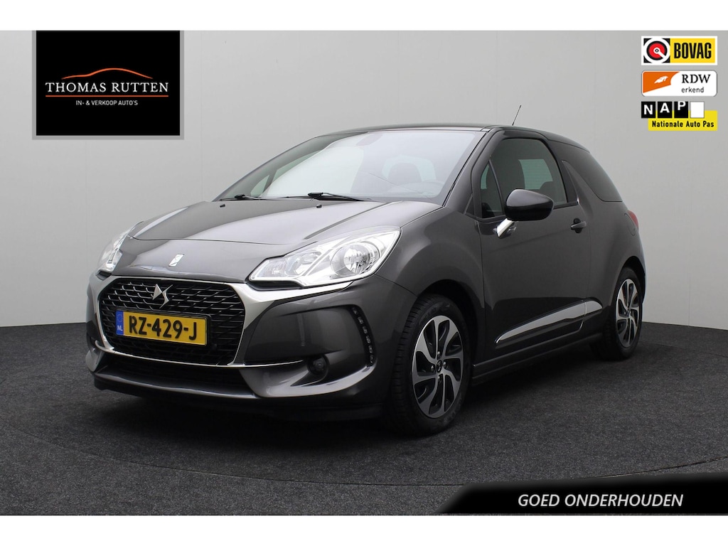 DS 3 1.2 PureTech Business Citroen 2018 NAP | Carplay | Bluetooth | Camera | Lichtmetaal | Half lederen sportstoelen | PDC | Climate control | Cruise conrol | Elek. ramen + spiegels