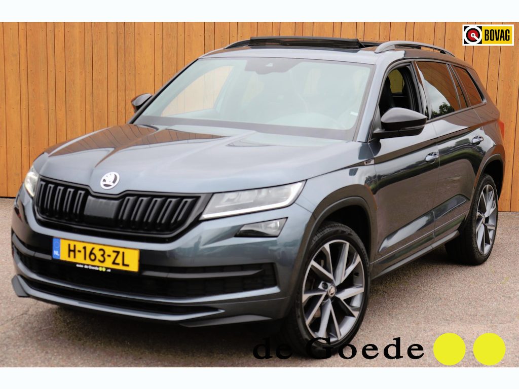 Skoda Kodiaq 1.5 TSI Sportline Bus. Org.NL el.klep canton schuifdak camera