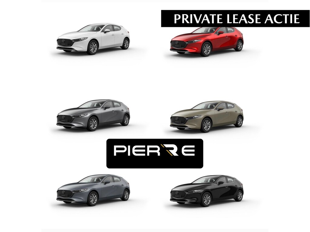 Mazda 3 2.5 e-SkyActiv-G M Hybrid 140 Prime-line *PRIVATE LEASE ACTIE VANAF € 299,- P/M *