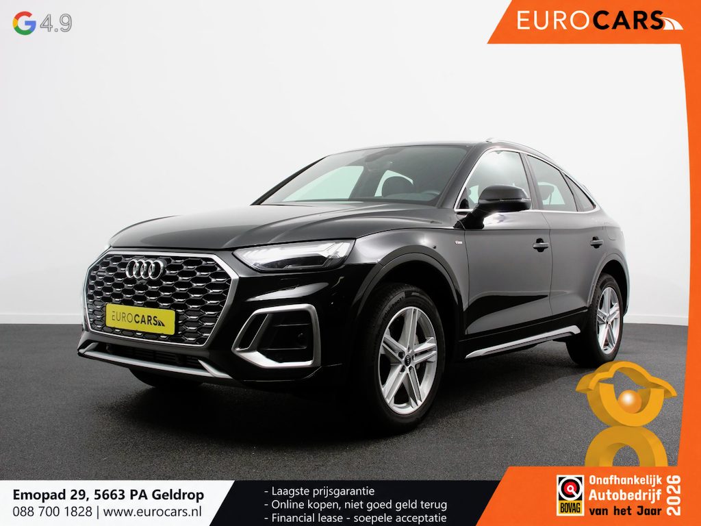 Audi Q5 Sportback 50 TFSI e S Edition S-Tronic Plug in Hybrid Navigatie Climate Control Camera Adaptive Cruise Control Elektrische Achterklep Led Matrix Stoelverwarming