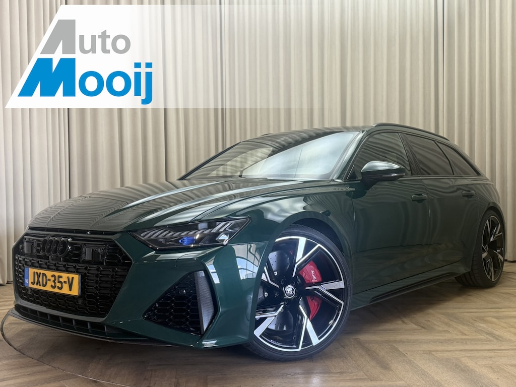 Audi RS6 ///Sport C8 / Carbon / Ceramic / Goodwood Green / B&O / 22" Audi Sport / HUD / Pano / Stoelventilatie / Soft Close / MATRIX