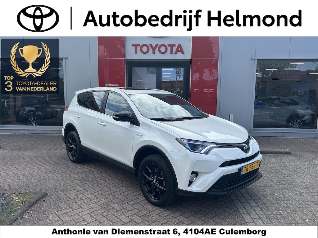 Toyota RAV4 2.5 Hybrid Black Edition Schuif-/kanteldak | AUTOMAAT | stoelverwarming | navigatie | cruise control | keyless | parkeersensoren v&a | camera |