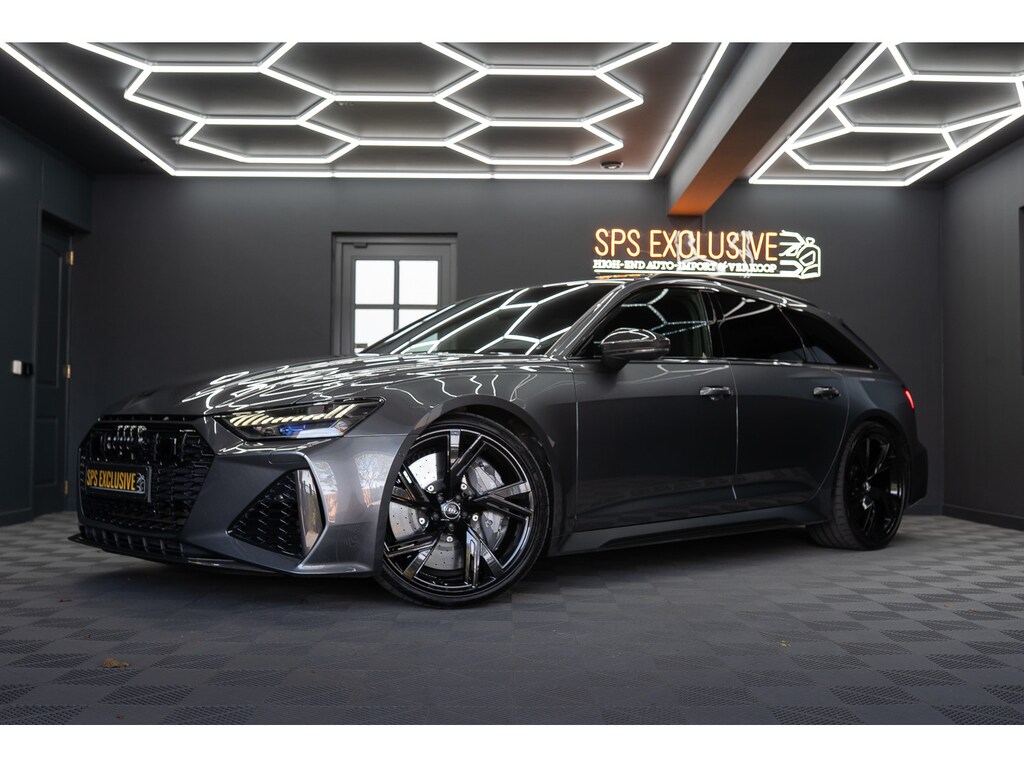 Audi RS6 A6 Avant TFSI quattro / B&O 3d./ Milltek / Keramisch / Pano / Carbon / Softcl. / 360 cam / Alarm kl5 - Full option